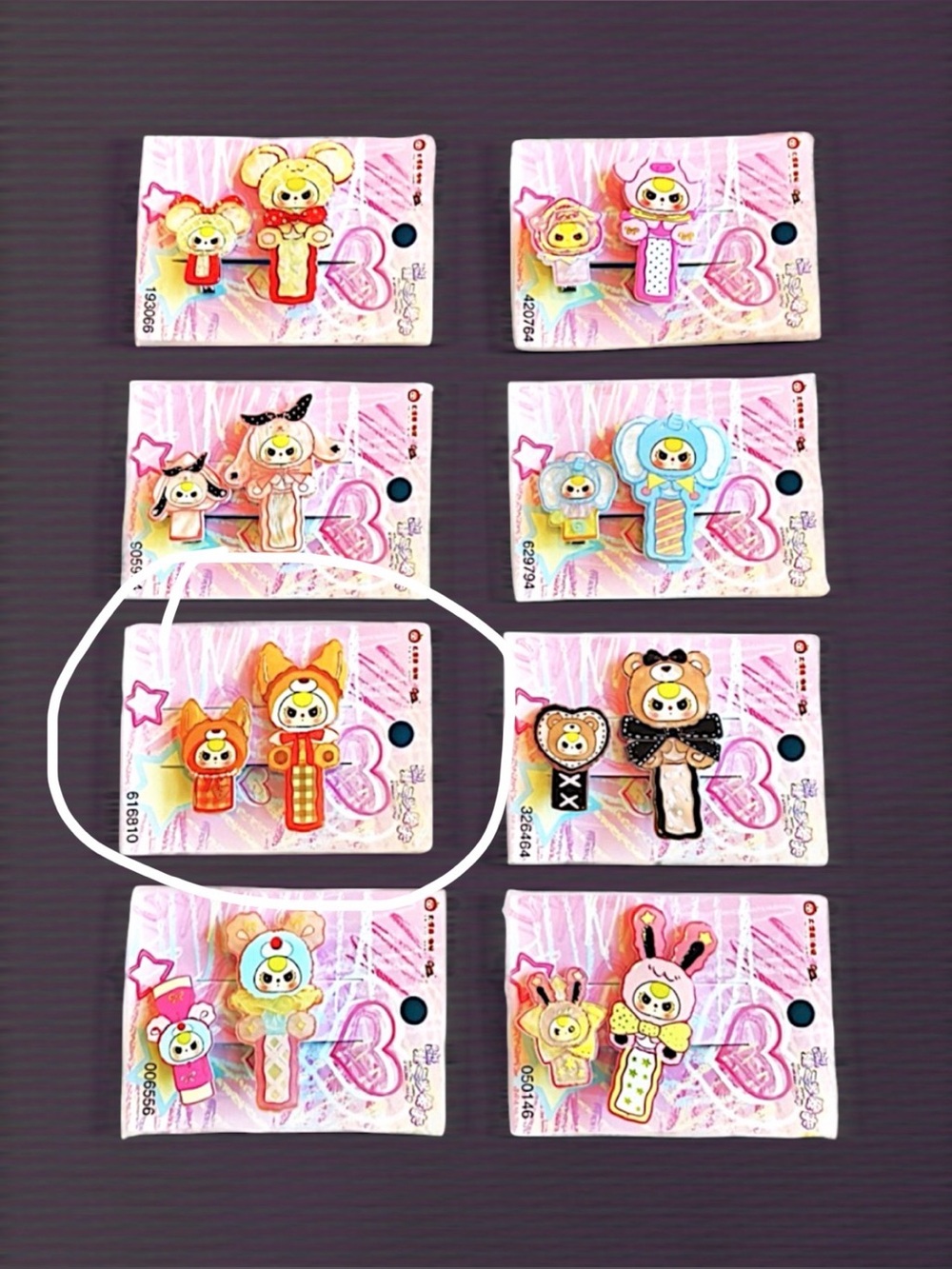 Baby Three Hair Clips - Picture 14 of 15
